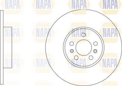 NAPA PBD8696 - Brake Disc autospares.lv