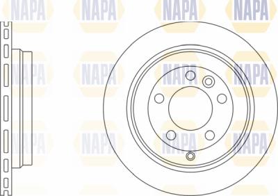 NAPA PBD8691 - Brake Disc autospares.lv