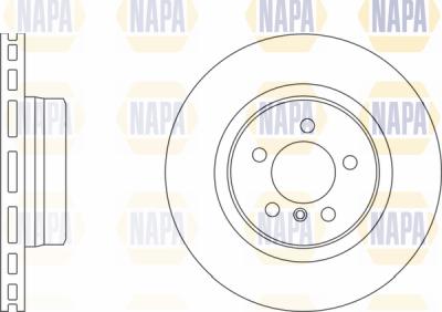 NAPA PBD8659 - Brake Disc autospares.lv