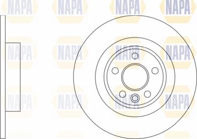 NAPA PBD8665 - Brake Disc autospares.lv