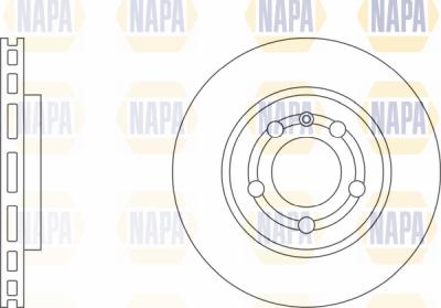 NAPA PBD8614 - Brake Disc autospares.lv