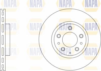 NAPA PBD8638 - Brake Disc autospares.lv