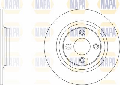 NAPA PBD8679 - Brake Disc autospares.lv