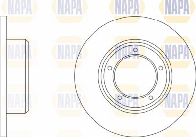 NAPA PBD8040 - Brake Disc autospares.lv