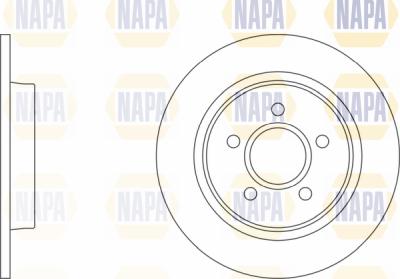 NAPA PBD8054 - Brake Disc autospares.lv