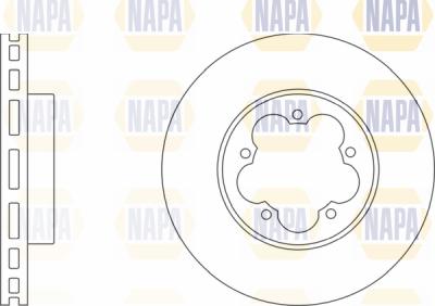 NAPA PBD8063 - Brake Disc autospares.lv