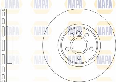 NAPA PBD8067 - Brake Disc autospares.lv