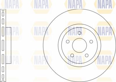 NAPA PBD8006 - Brake Disc autospares.lv