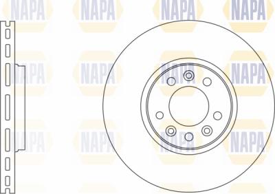 NAPA PBD8014 - Brake Disc autospares.lv