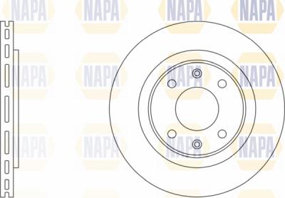 NAPA PBD8011 - Brake Disc autospares.lv