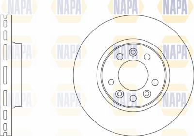 NAPA PBD8013 - Brake Disc autospares.lv
