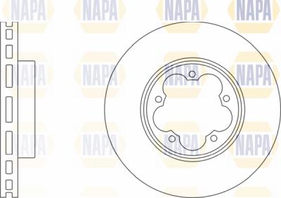 NAPA PBD8085 - Brake Disc autospares.lv