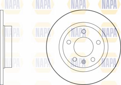 NAPA PBD8039 - Brake Disc autospares.lv