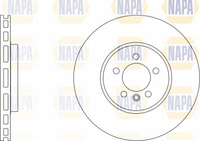 NAPA PBD8034 - Brake Disc autospares.lv