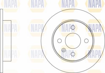 NAPA PBD8035 - Brake Disc autospares.lv