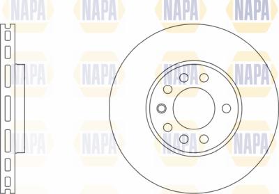 NAPA PBD8030 - Brake Disc autospares.lv
