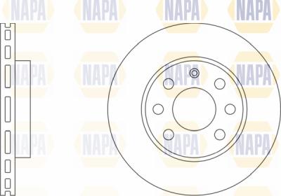 NAPA PBD8029 - Brake Disc autospares.lv