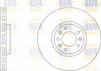 NAPA PBD8460 - Brake Disc autospares.lv