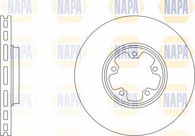 NAPA PBD8072 - Brake Disc autospares.lv