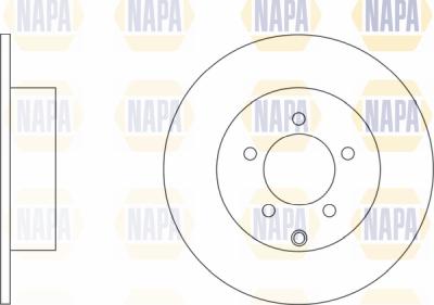 NAPA PBD8194 - Brake Disc autospares.lv