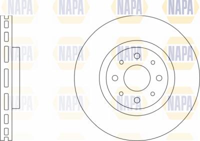 NAPA PBD8149 - Brake Disc autospares.lv