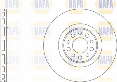 NAPA PBD8155 - Brake Disc autospares.lv