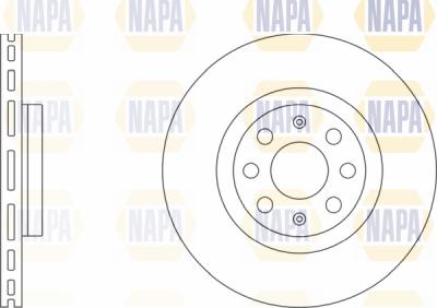 NAPA PBD8167 - Brake Disc autospares.lv