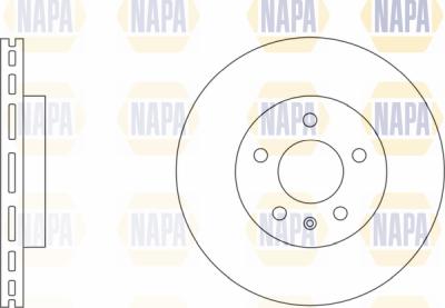 NAPA PBD8188 - Brake Disc autospares.lv