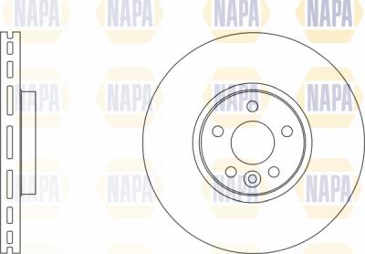 NAPA PBD8139 - Brake Disc autospares.lv