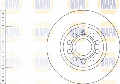 NAPA PBD8394 - Brake Disc autospares.lv