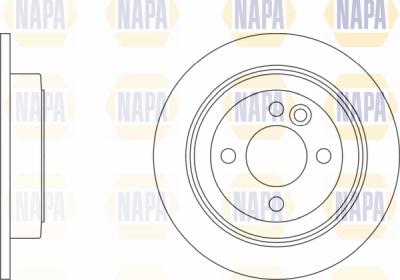 NAPA PBD8354 - Brake Disc autospares.lv