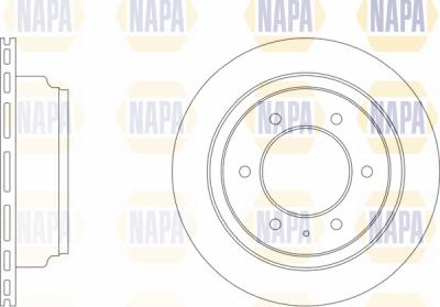 NAPA PBD8306 - Brake Disc autospares.lv