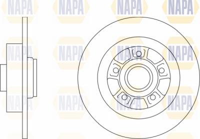 NAPA PBD8303 - Brake Disc autospares.lv