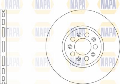 NAPA PBD8387 - Brake Disc autospares.lv