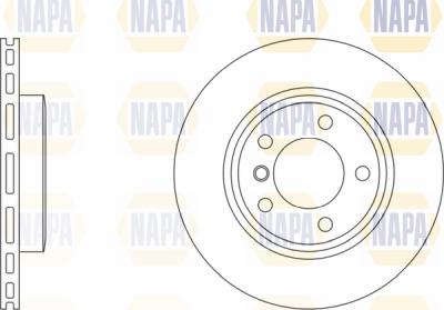 NAPA PBD8322 - Brake Disc autospares.lv