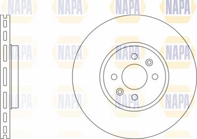 NAPA PBD8299 - Brake Disc autospares.lv