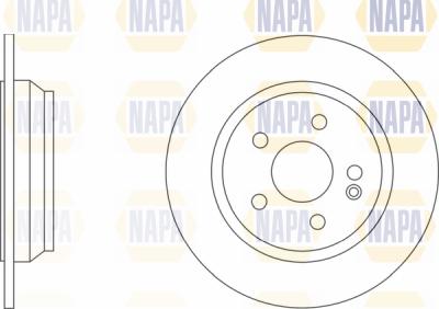 NAPA PBD8294 - Brake Disc autospares.lv