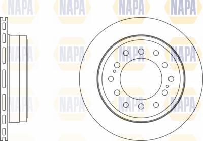 NAPA PBD8256 - Brake Disc autospares.lv