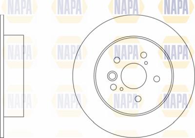 NAPA PBD8251 - Brake Disc autospares.lv