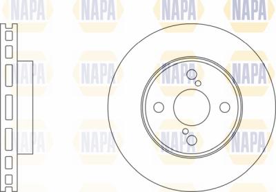 NAPA PBD8258 - Brake Disc autospares.lv