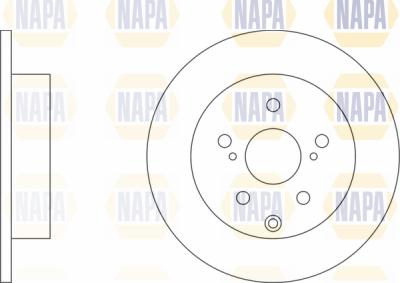 NAPA PBD8252 - Brake Disc autospares.lv