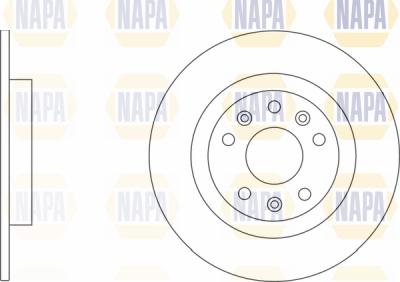 NAPA PBD8202 - Brake Disc autospares.lv