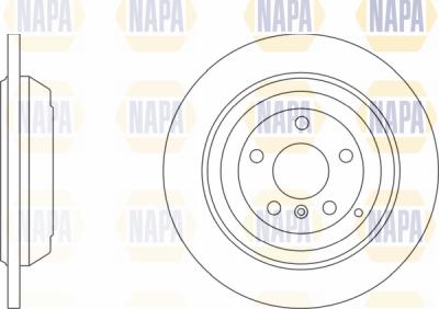 NAPA PBD8213 - Brake Disc autospares.lv