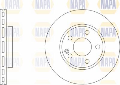 NAPA PBD8217 - Brake Disc autospares.lv