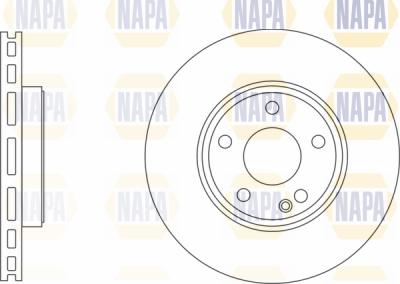 NAPA PBD8234 - Brake Disc autospares.lv