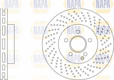 NAPA PBD8226 - Brake Disc autospares.lv