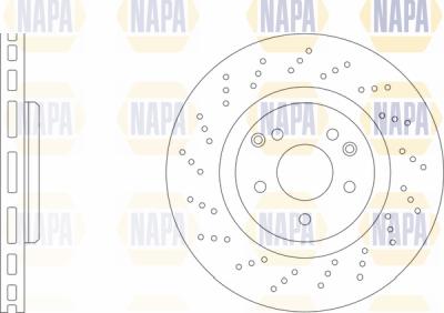 NAPA PBD8223 - Brake Disc autospares.lv