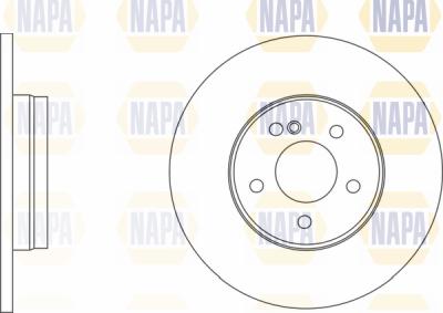 NAPA PBD8227 - Brake Disc autospares.lv