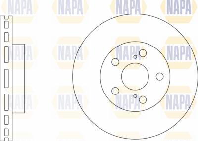 NAPA PBD8275 - Brake Disc autospares.lv