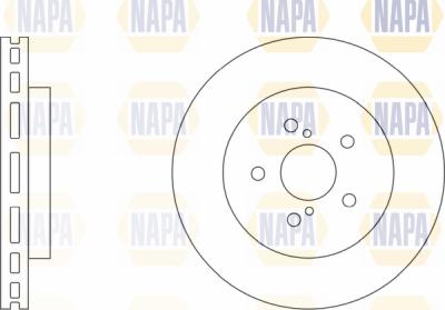 NAPA PBD8276 - Brake Disc autospares.lv